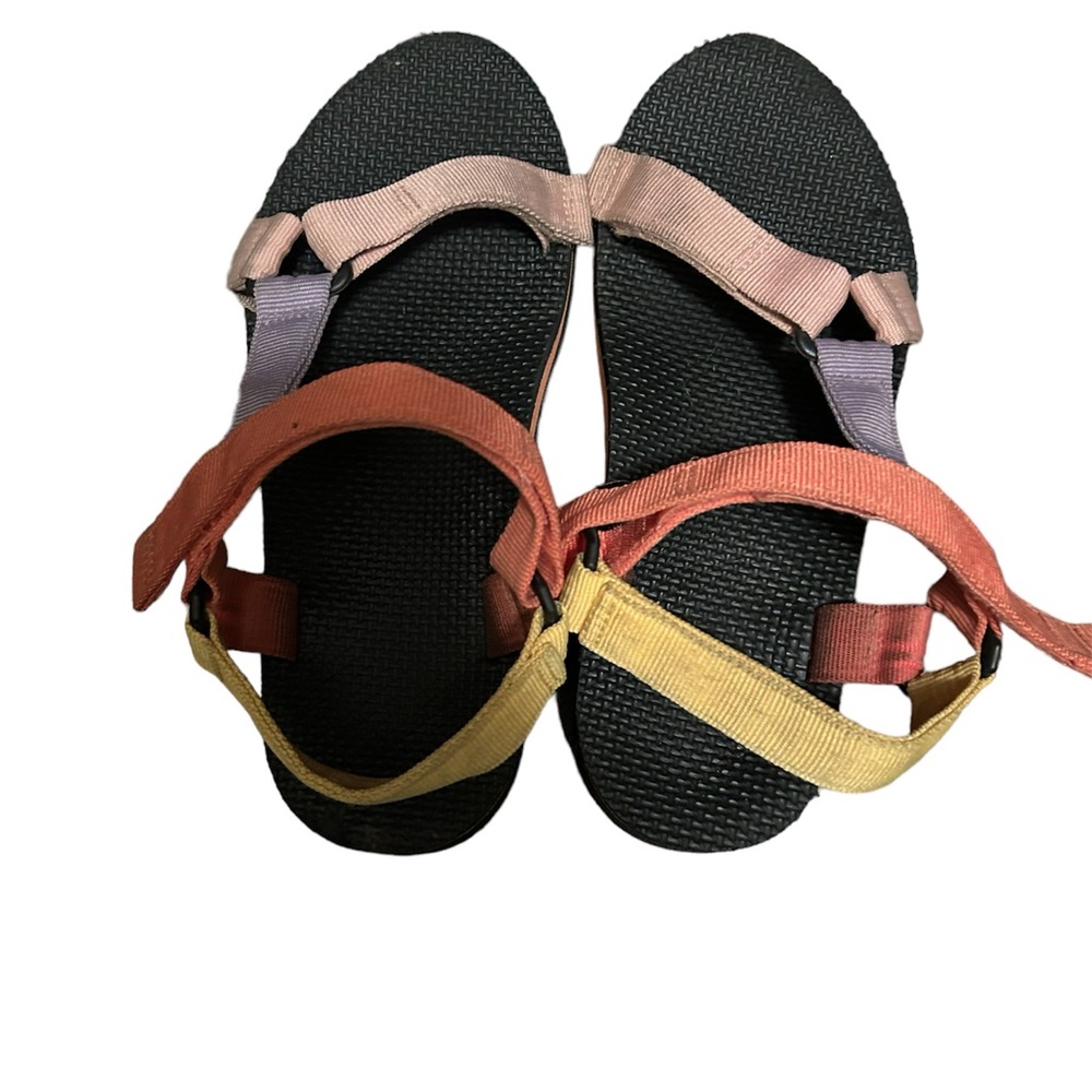 Size 8 multi - colored sandals